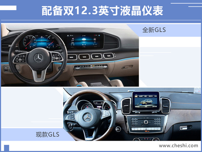 奔驰全新GLS实车曝光 四季度开卖/首推6座车型-图4