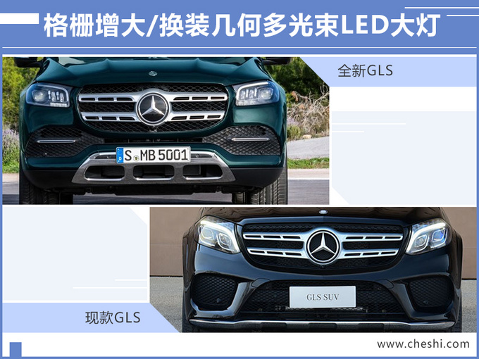 奔驰全新GLS实车曝光 四季度开卖/首推6座车型-图1